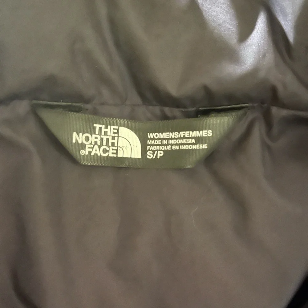 The North Face Brown/ Orange Camo Puffer Jacket Coat